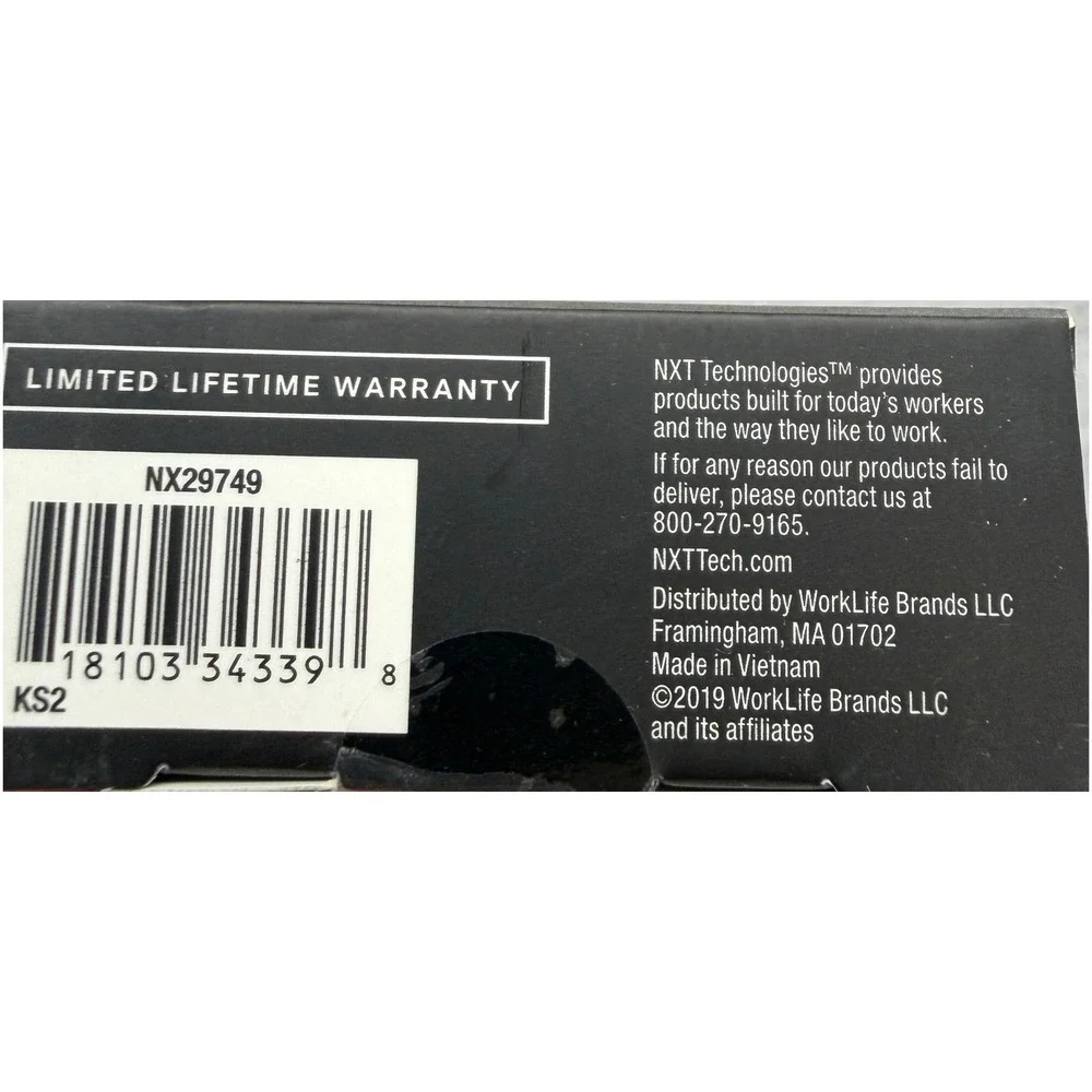NXT Technologies USB 2.0 Printer Cable 6ft Black NX29749 USB-A to USB-B PC Cord